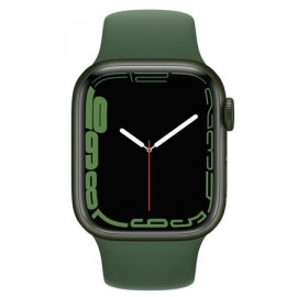 Купить Apple Watch Series 7 45mm Green Aluminum Case with Clover Sport Band онлайн